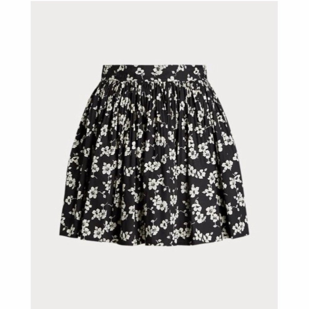 Polo Ralph Lauren floral-print A-line miniskirt